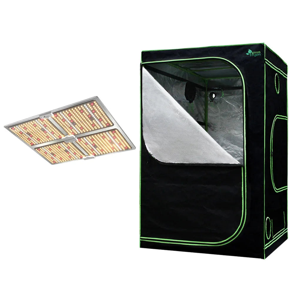 Green Fingers Grow Tent Light Kit 120x120x200CM 4500W LED Full Spectrum - Flea Market